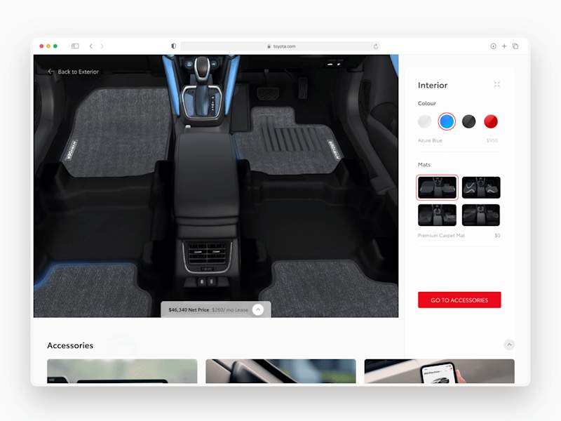 Cover image for Toyota Car Configurator Redesign