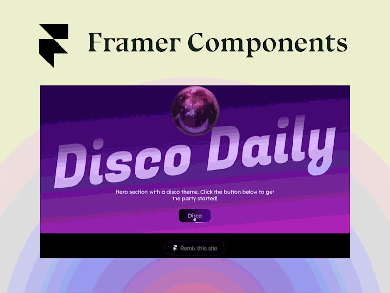 Cover image for Framer Components