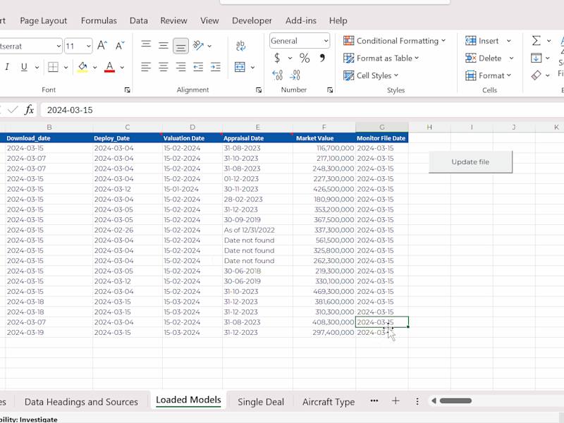 Cover image for Airplane data automation