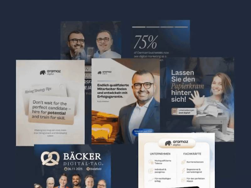 Cover image for Social Media Design & Templates for Aramaz Digital