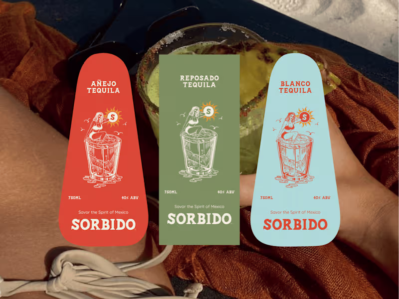 Cover image for Sorbido Tequila (Brand Identity + Packaging)