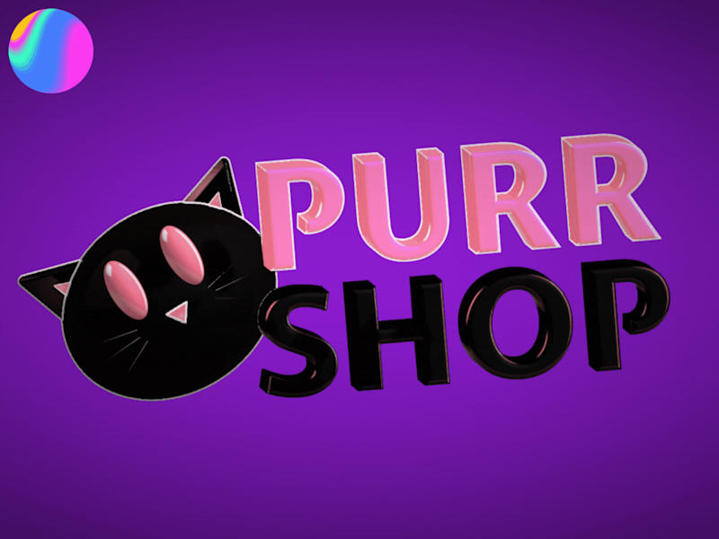Cover image for Purr Shop: A 3D Mascot and Logo