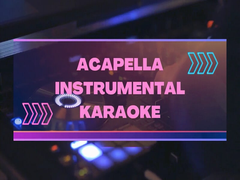 Cover image for Make instrumental karaoke or acapella ve…