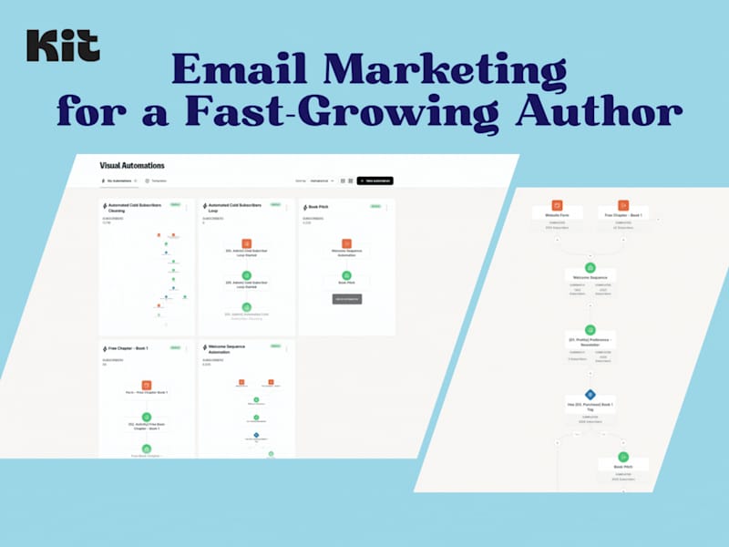 Cover image for Email Marketing System for Fast-Growing Thriller Author