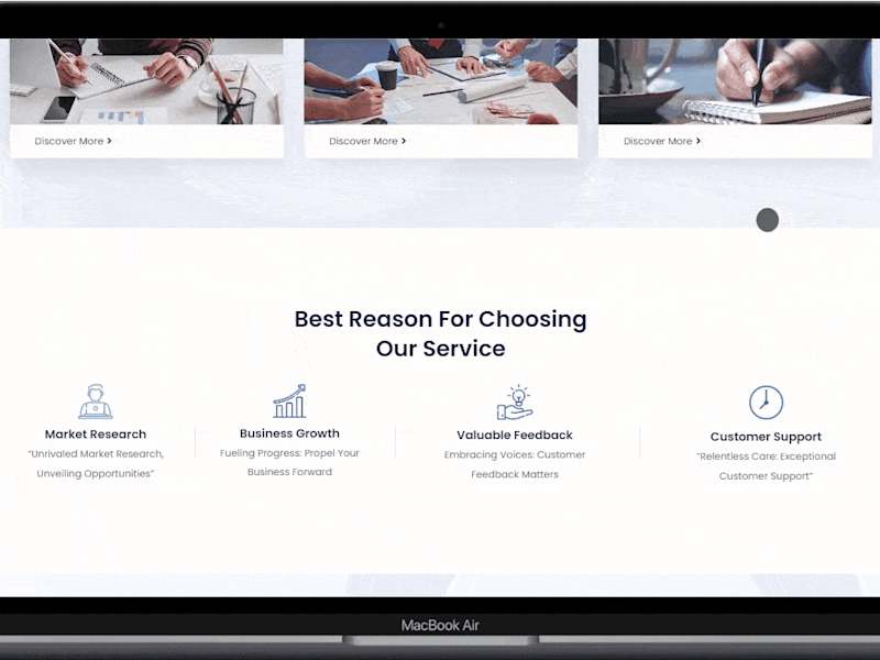 Cover image for MGM Business Consulting Website Development