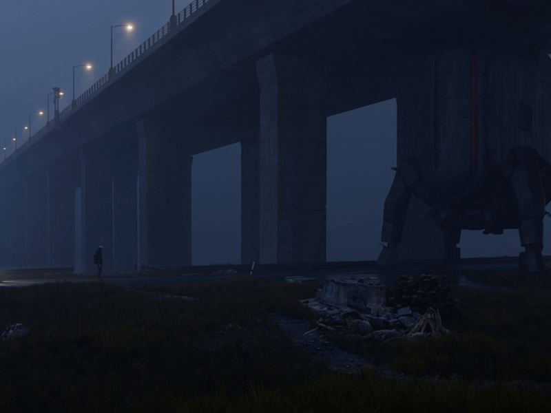 Cover image for Foggy Bridge | Environment design