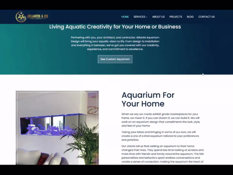 Cover image for Atlanstis & Co- WordPress Website 