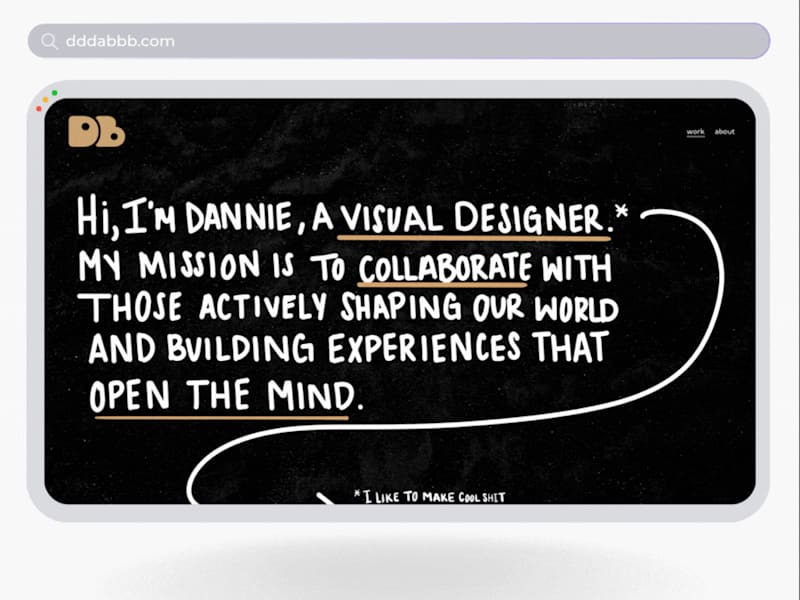 Cover image for Dannie Blaise // Website • Identity • Strategy