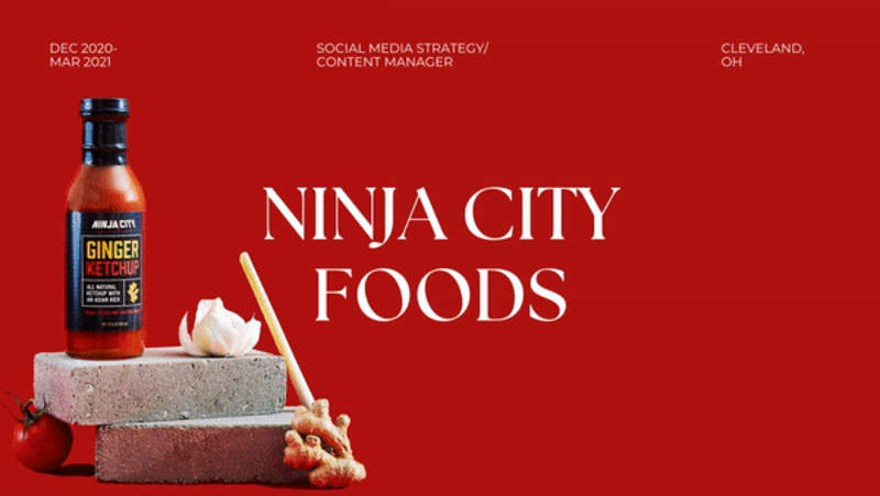 Cover image for Ninja City Foods | Social Media Management + Consulting
