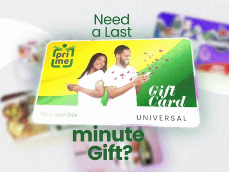 Cover image for PRIME E-GIFT CARD - SHORT