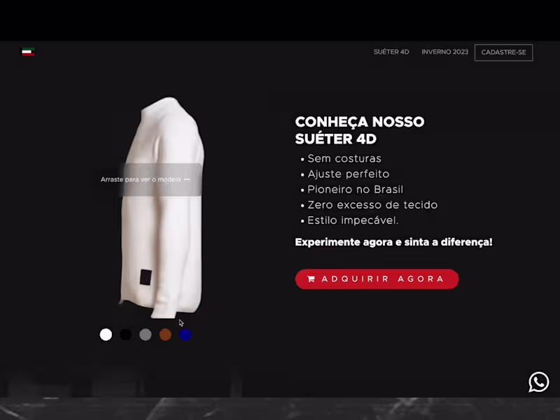Cover image for Landing Page | 3D Interactive Model