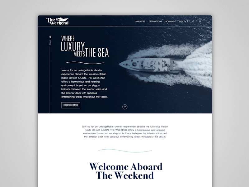 Cover image for The Weekend Yacht Charter