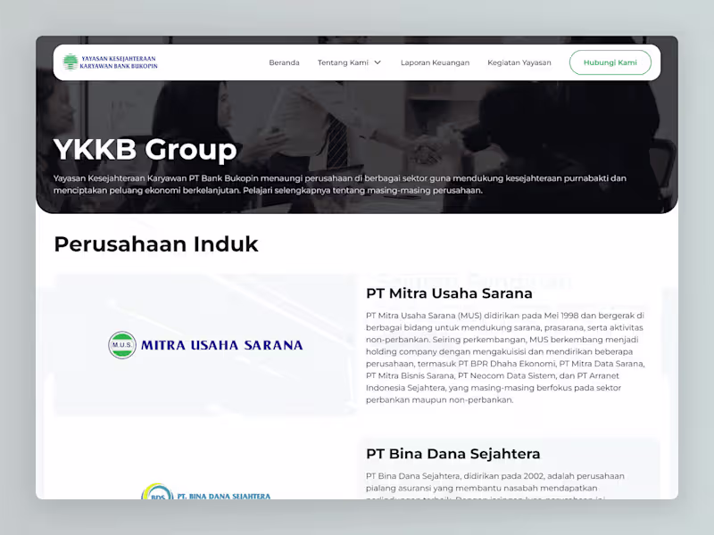Cover image for Redesigning YKKB’s Website for Retiree Accessibility