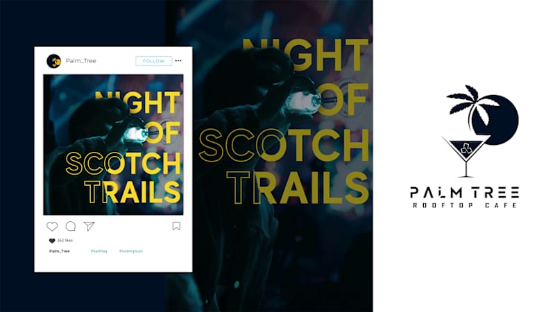 Cover image for Palm Tree - Restaurant Brand Identity on Behance