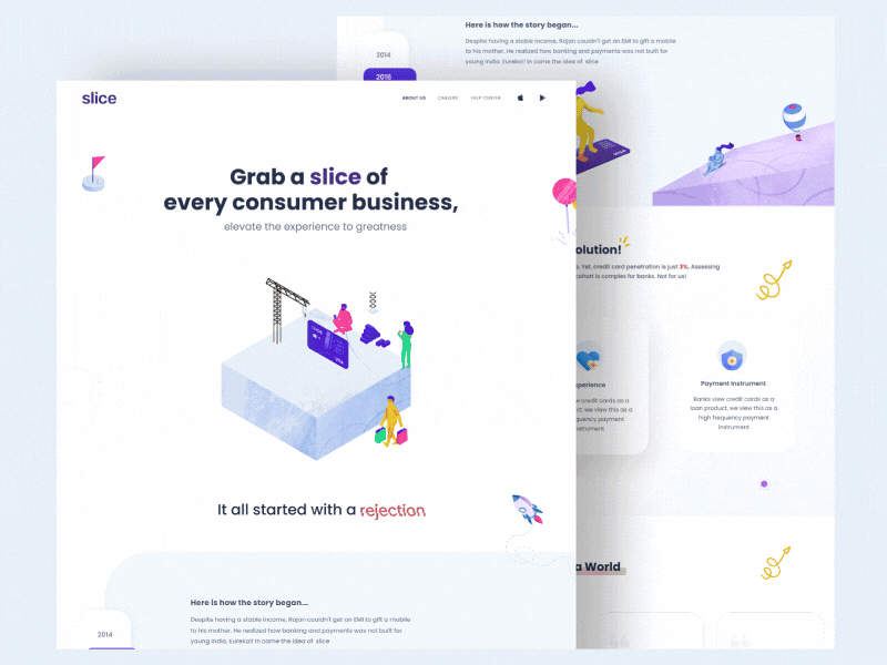 Cover image for Redesigning Slice: Elevating the Digital Presence of a Fintech 