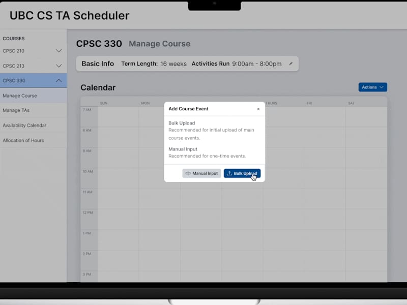 Cover image for TA Scheduler Web App Case Study