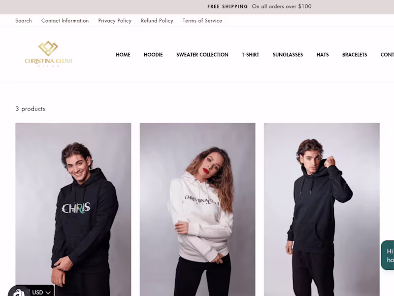 Cover image for Christina Clovi | Ecommerce Development | Social Media Marketing