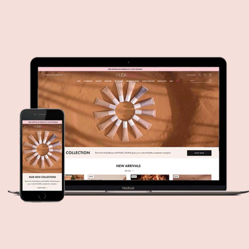Cover image for Huda Beauty Site Redesign