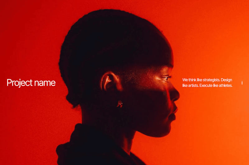 Cover image for New portfolio template crafted for creative studios and inde...