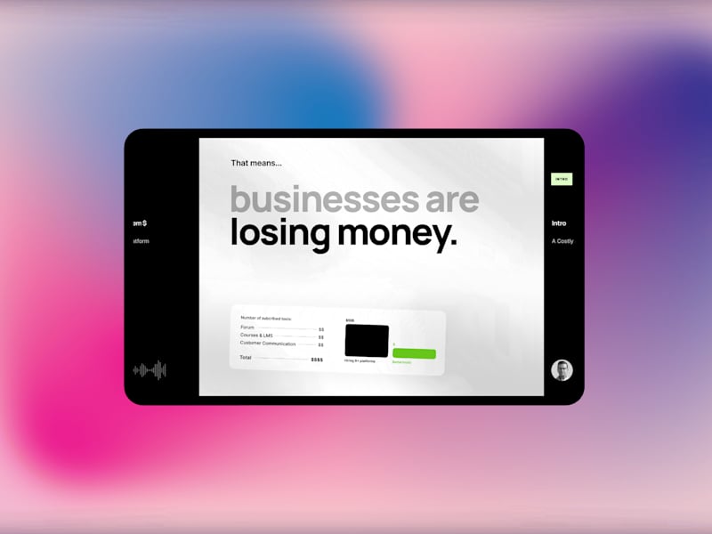 Cover image for SaaS Company Investor Pitch Deck Design