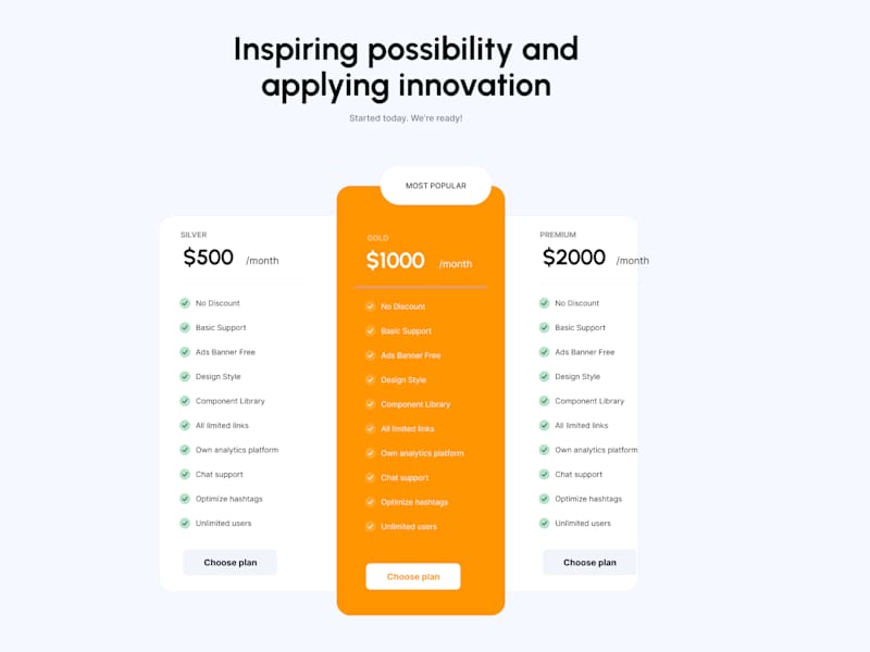 Cover image for Start up landing page | Web ui design