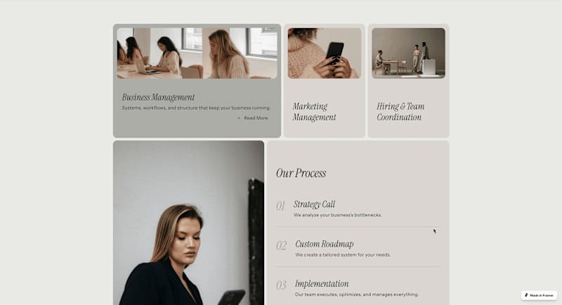 Cover image for OBM Agency Website template