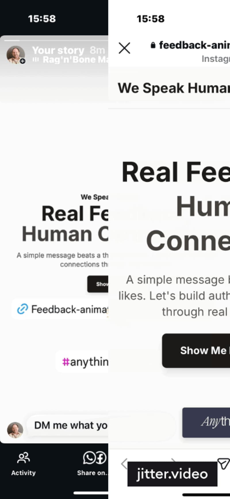 Cover image for We Speak Human App: I played around with #createanything and...