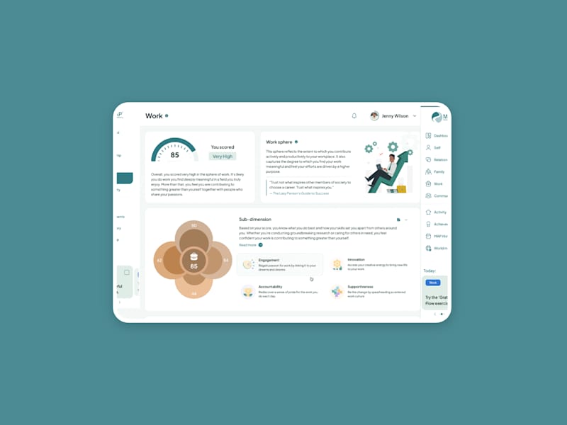 Cover image for UX/UI design for mental health software | Healthcare