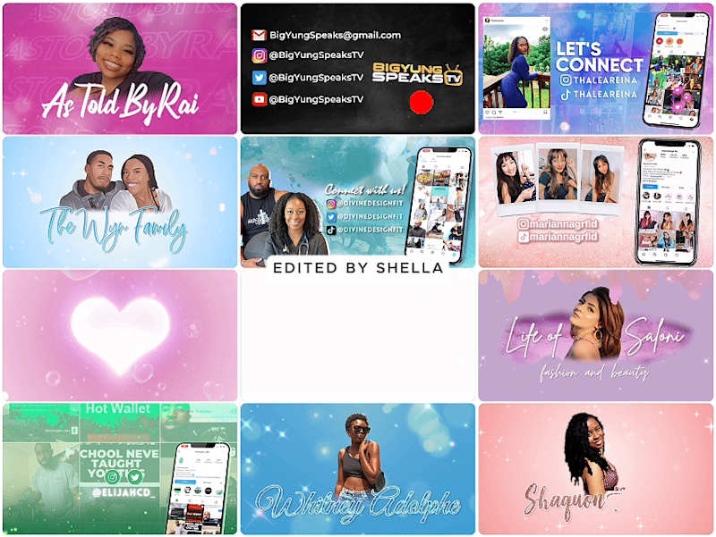 Cover image for YouTube Graphics Intro Outro Banner