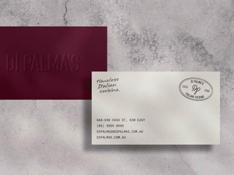 Cover image for Di Palma’s Restaurant | Rebrand and long-term Marketing Support