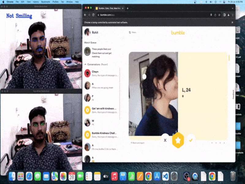 Cover image for Bumble Automation with OpenCV
