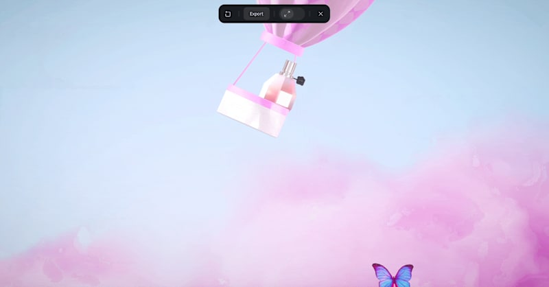 Cover image for Dreamy Perfume Animation - Spline 3D Artwork