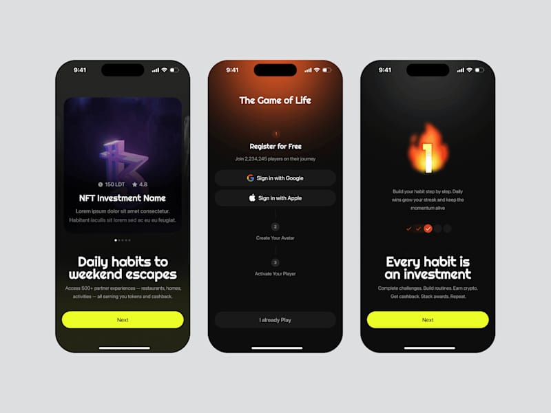 Cover image for Mobile Onboarding Screens UI Design