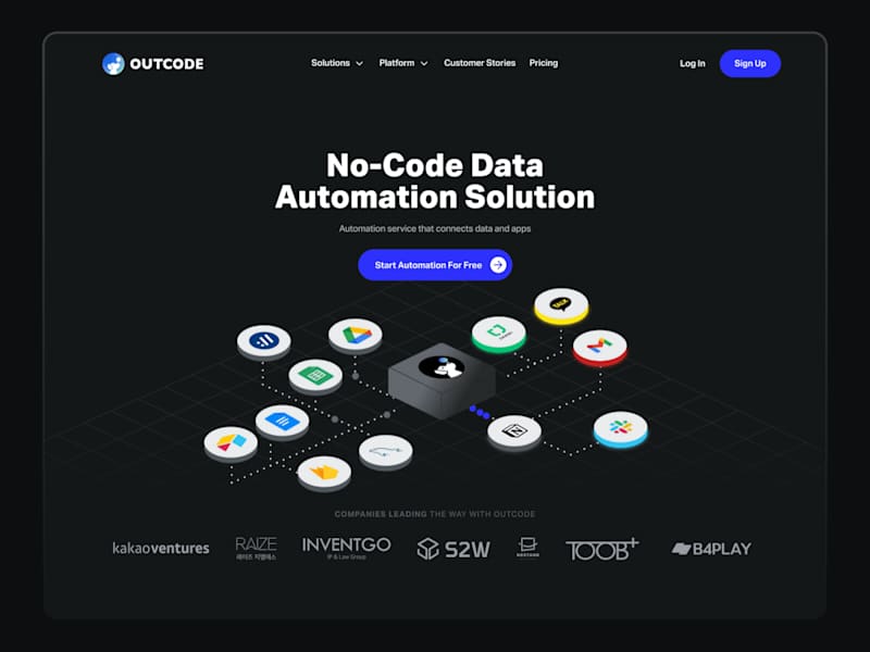 Cover image for Outcode.biz - Lottie Animations :: Behance