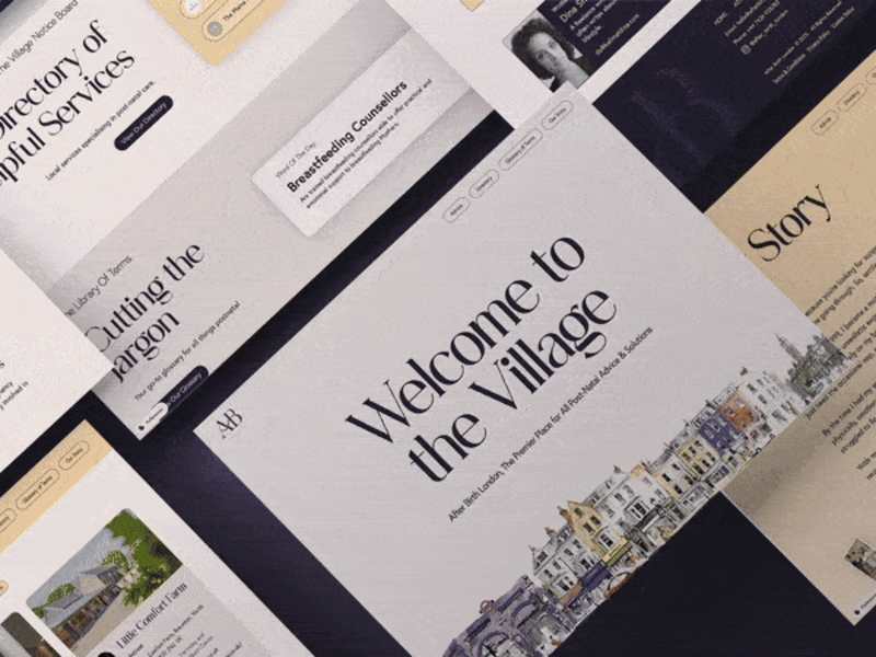 Cover image for After Birth London - Brand Strategy and Webflow Website