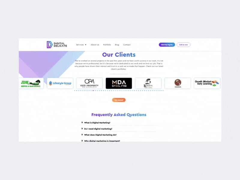 Cover image for Leading Digital Delicate’s WordPress design and development