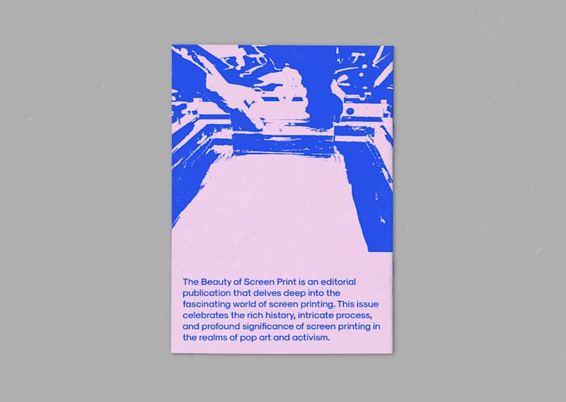 Cover image for EDITORIAL MAGAZINE / THE BEAUTY OF SCREEN PRINT