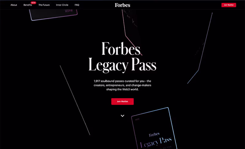 Cover image for Forbes  - Legacy Pass