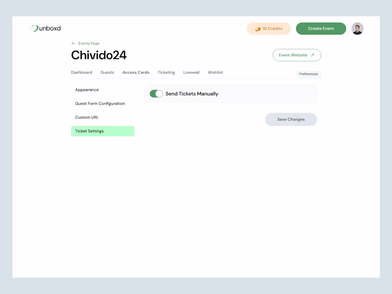 Cover image for Unboxd Event Management - Full Web App Design