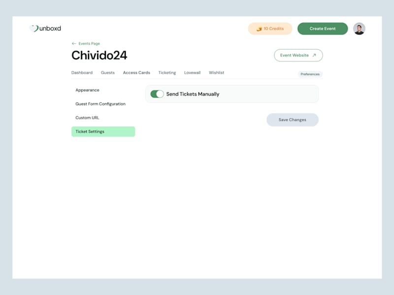 Cover image for Unboxd Event Management - Web App
