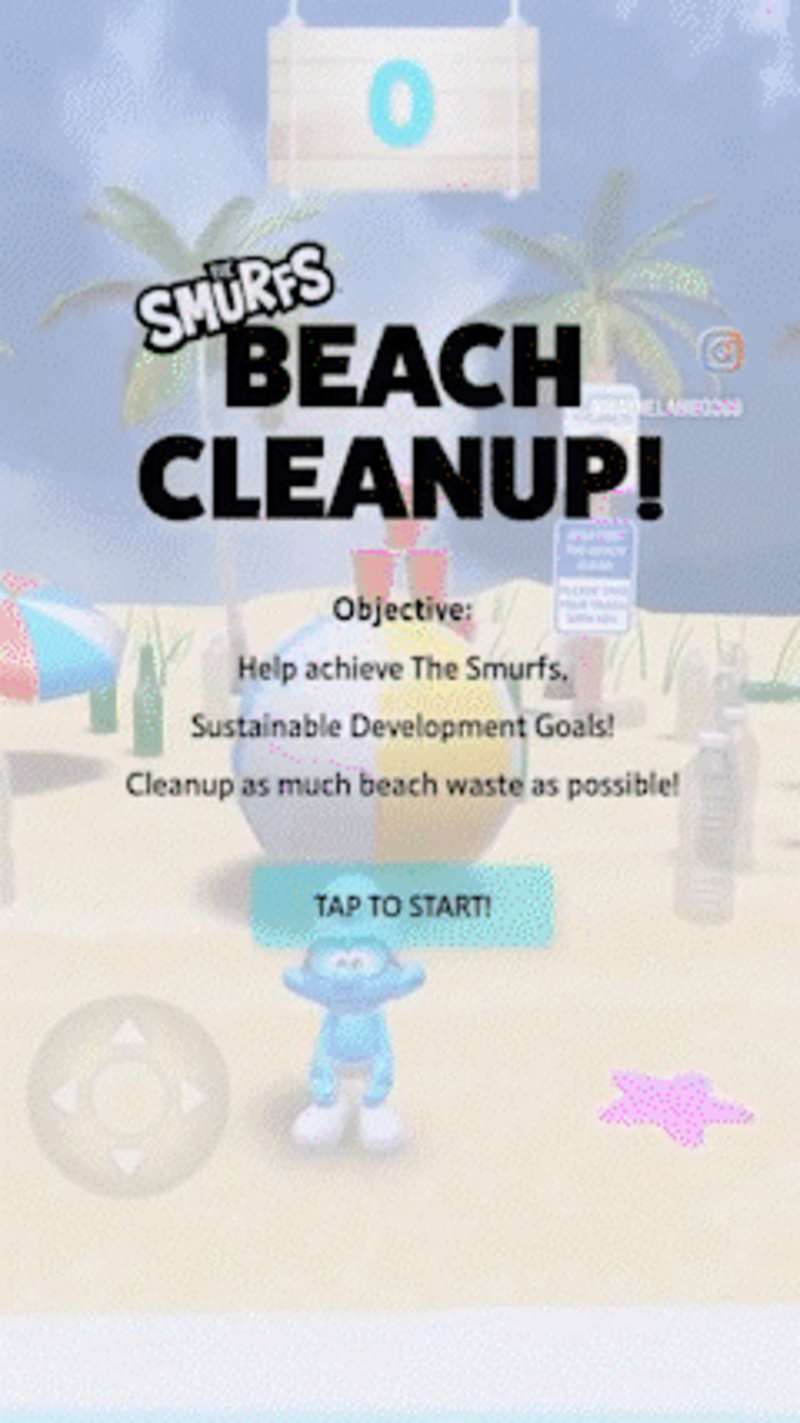 Cover image for Smurfs Beach Clean - Snapchat Lens
