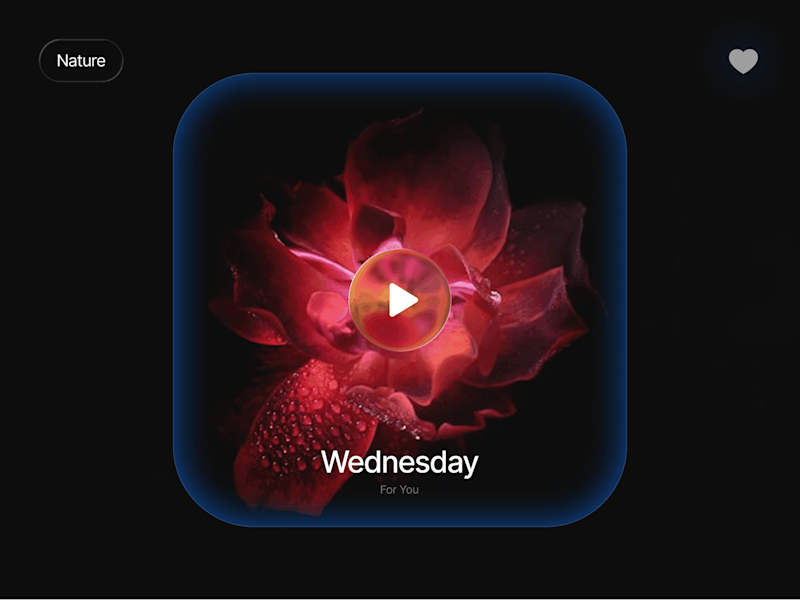 Cover image for Liquid glass Sleep & Meditation mobile app design