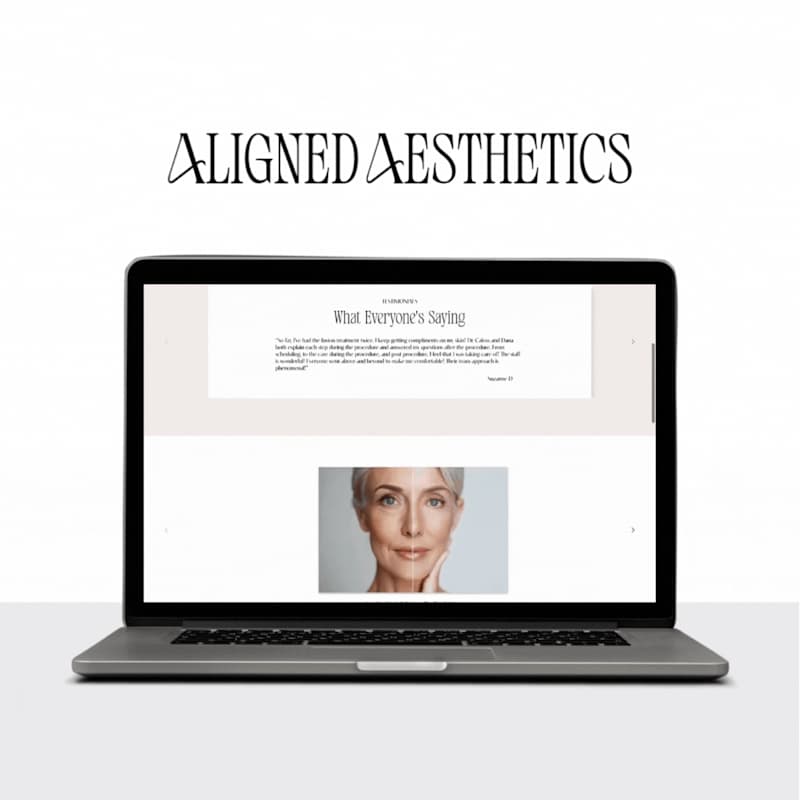 Cover image for Aligned Aesthetics | Brand Identity & Landing Page