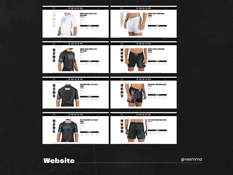 Cover image for VEX MMA Apparel Design Case Study | MMA | Boxing