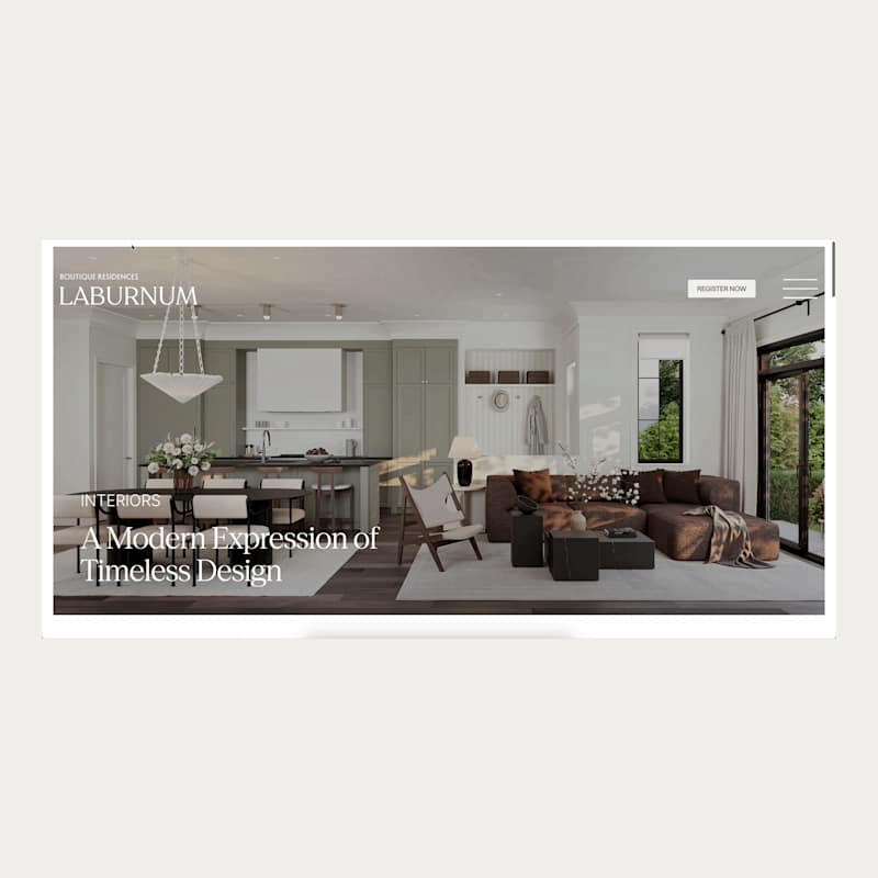 Cover image for Laburnum Residential Brand Identity and Website 