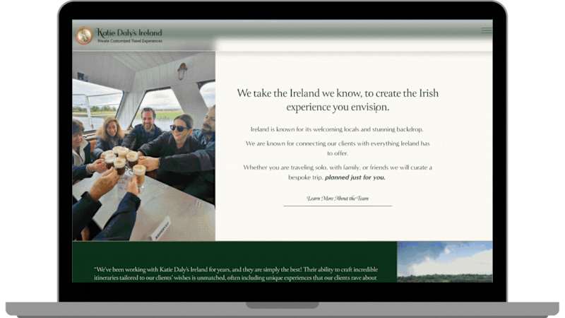 Cover image for Website Redesign for Katie Daly's Ireland