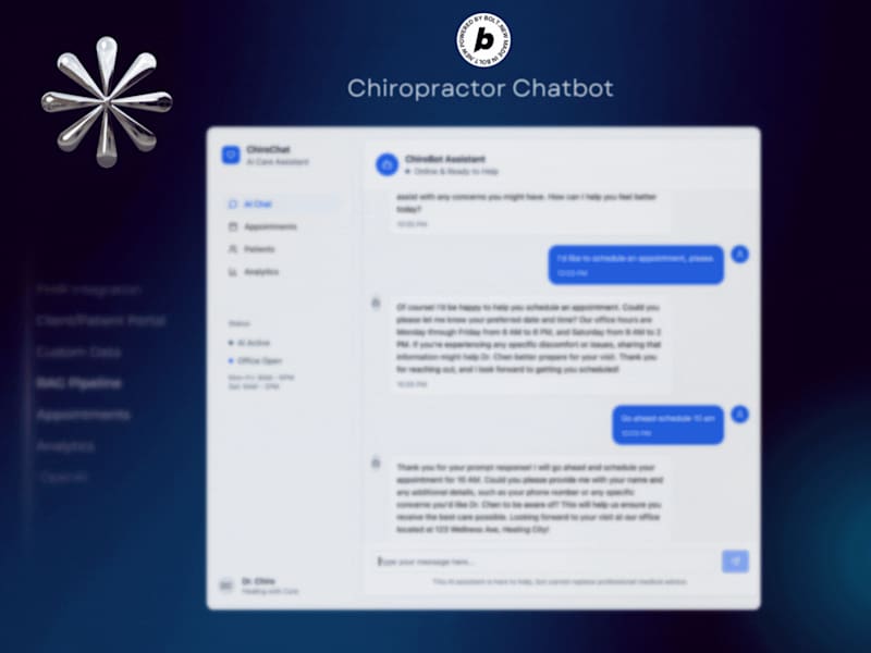 Cover image for ChiroChat AI Chatbot Development