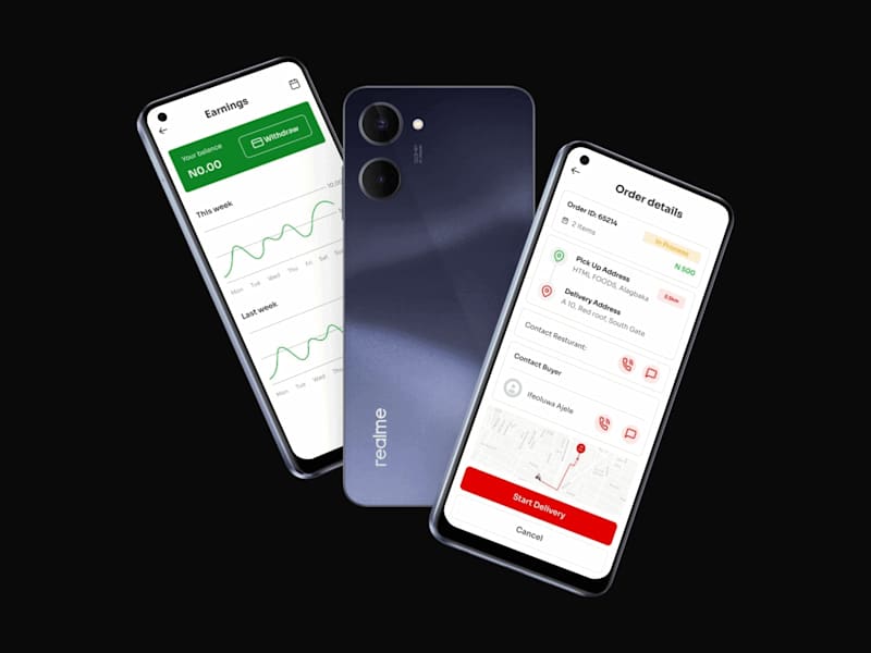 Cover image for  GO4U Users and Rider Mobile App Interface