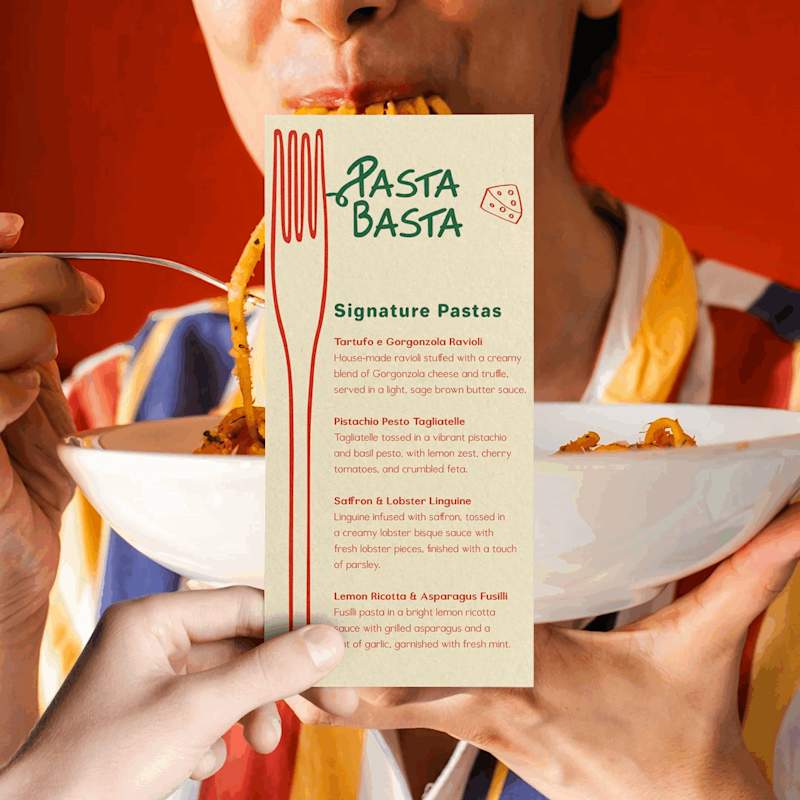 Cover image for Pasta basta - Visual identity | Brand identity