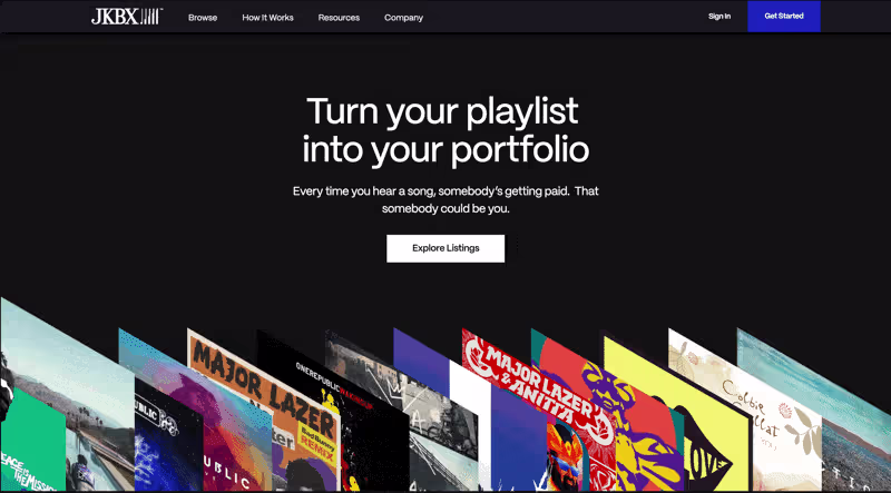 Cover image for  🎵 Product Integrated Marketing Website Built In Webflow - JKBX